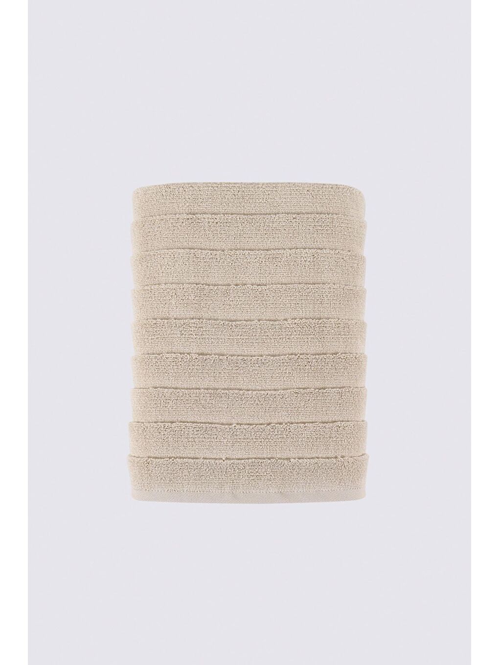 Softy Banyo Havlusu %100 Pamuk Dokuma Bej 70x140 Cm-1
