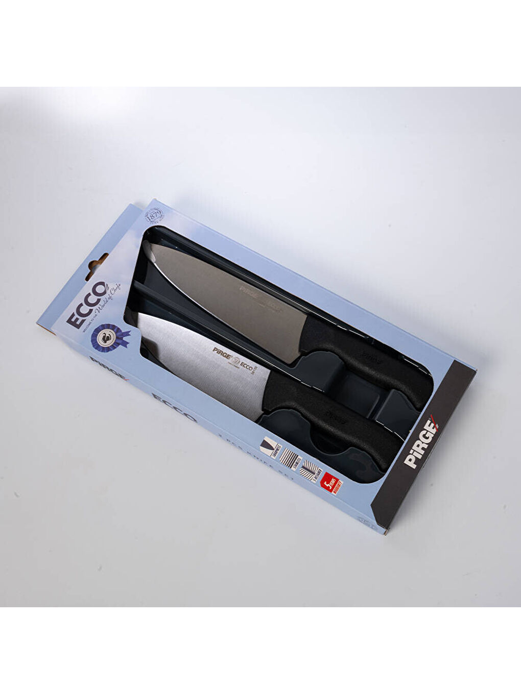 Siyah Ecco Şef Çiftler Bıçak Seti-2