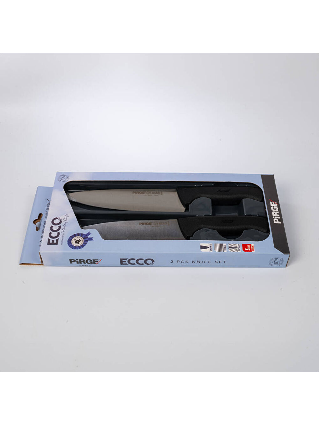 Siyah Ecco Şef Çiftler Bıçak Seti-3