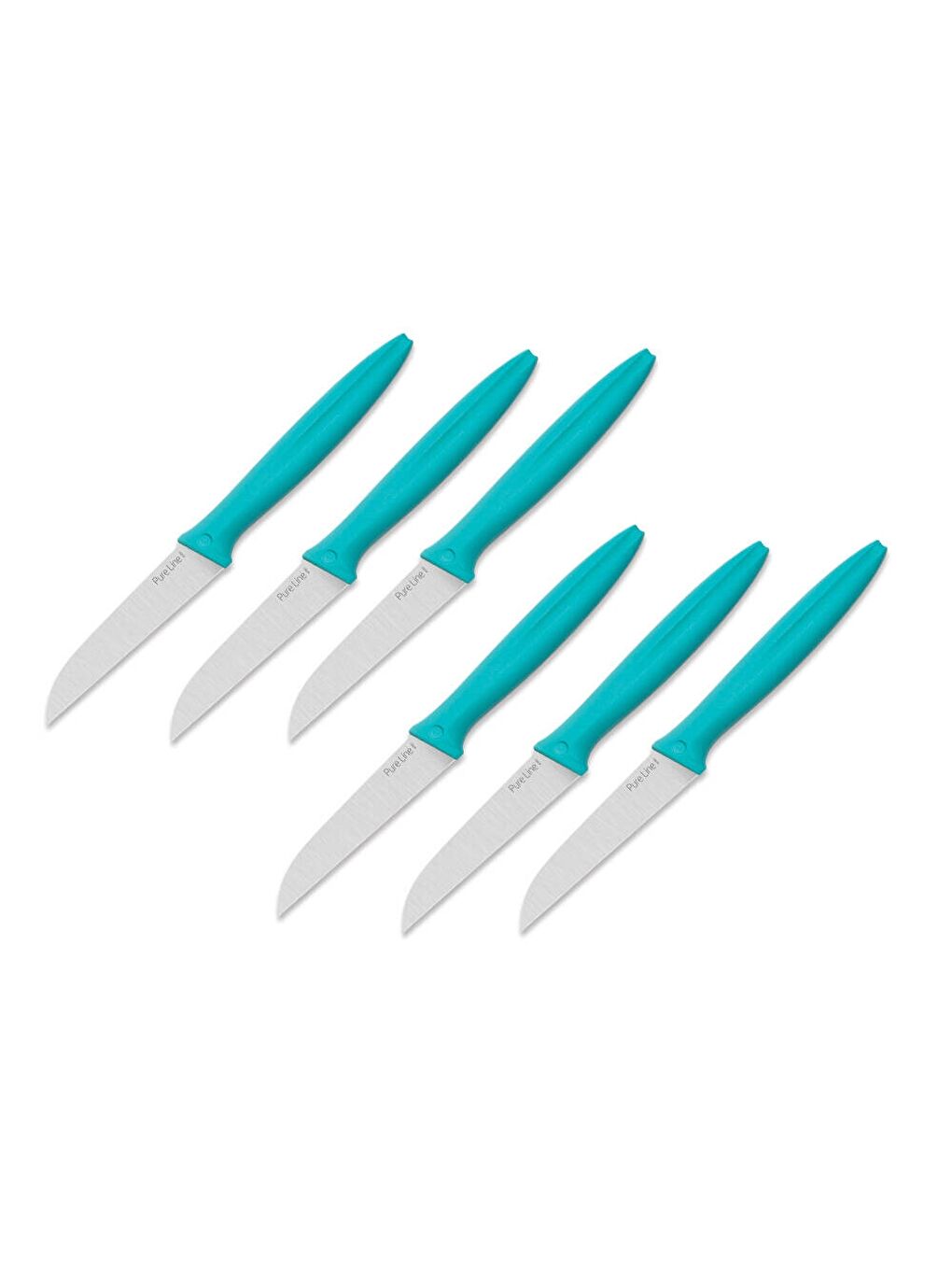 Pure Line Turkuaz Meyve Bıçağı Seti 9 cm  6 lı