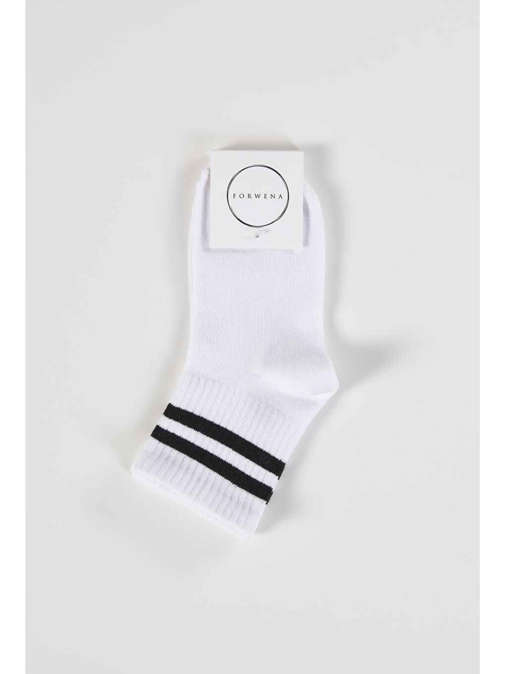 Beyaz Pamuklu Dikişsiz Tenis Soket Çorap 36-41-2