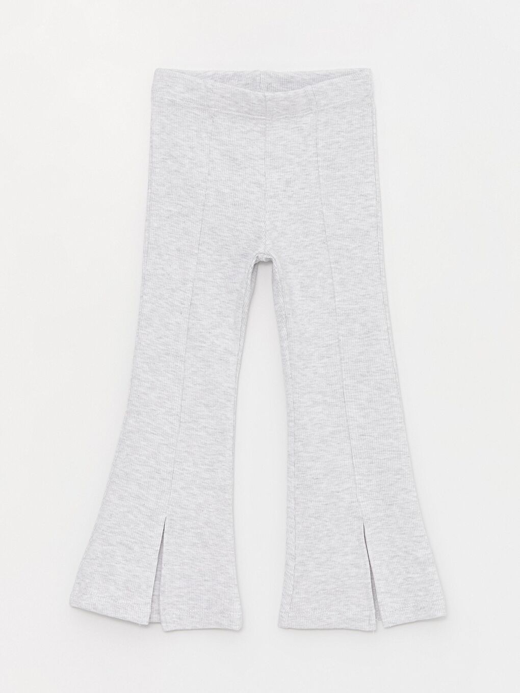 Gri Kız Çocuk Kaşkorse Yırtmaçlı Eşofman Altı