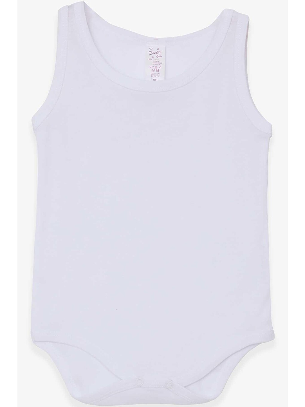 Kız Bebek Çıtçıtlı Body Beyaz (1.5 Yaş)