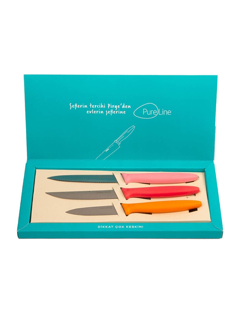 Karışık Pure Line Mutfak Bıçak Seti