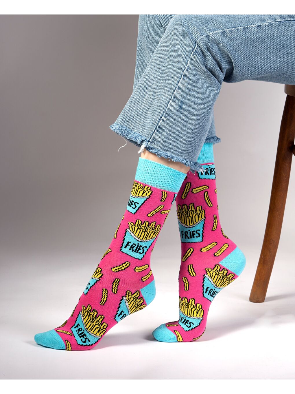 Fuşya Çiftler için 2 li FRIES Desen  Hediye paketi-6