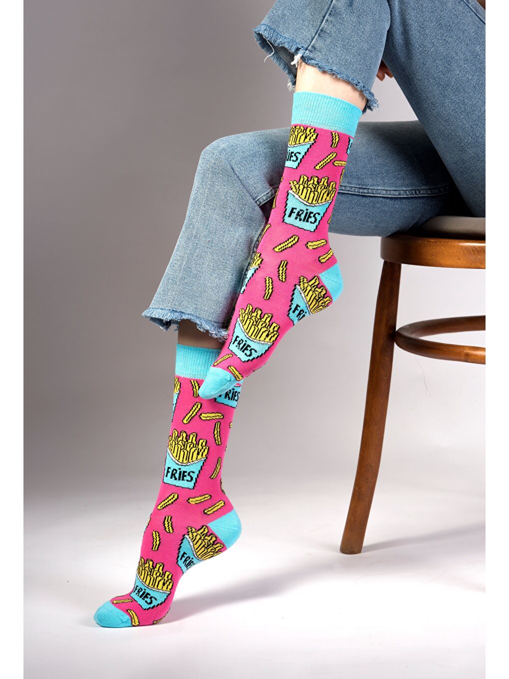 Fuşya Çiftler için 2 li FRIES Desen  Hediye paketi-8