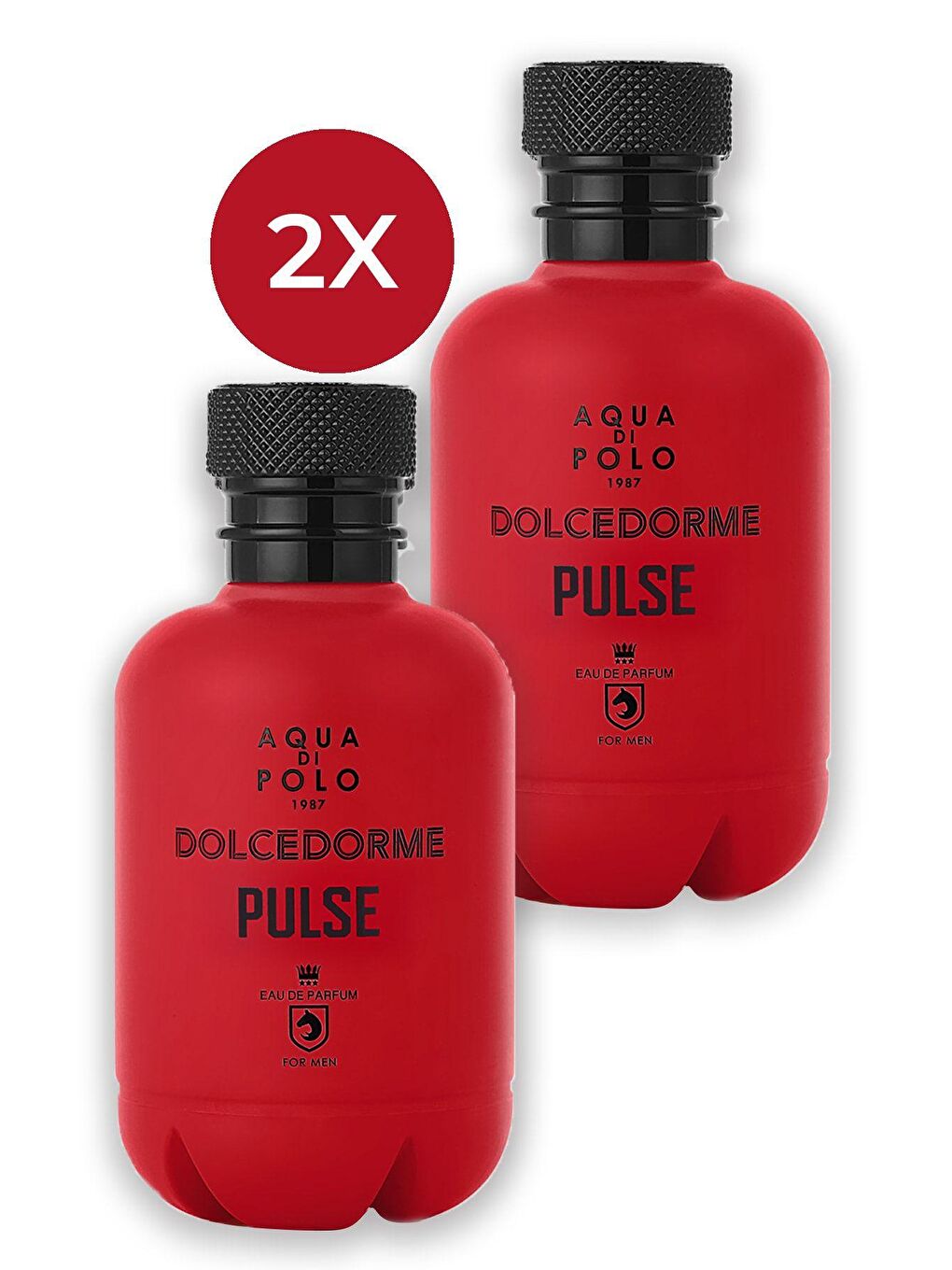 Aqua Di Polo 1987 Kırmızı Dolcedorme Pulse EDP 90 ml ikili Erkek Parfüm Seti STCC021145