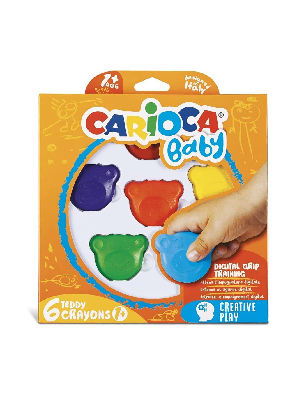Teddy Bebek Crayons 6 lı (42956)