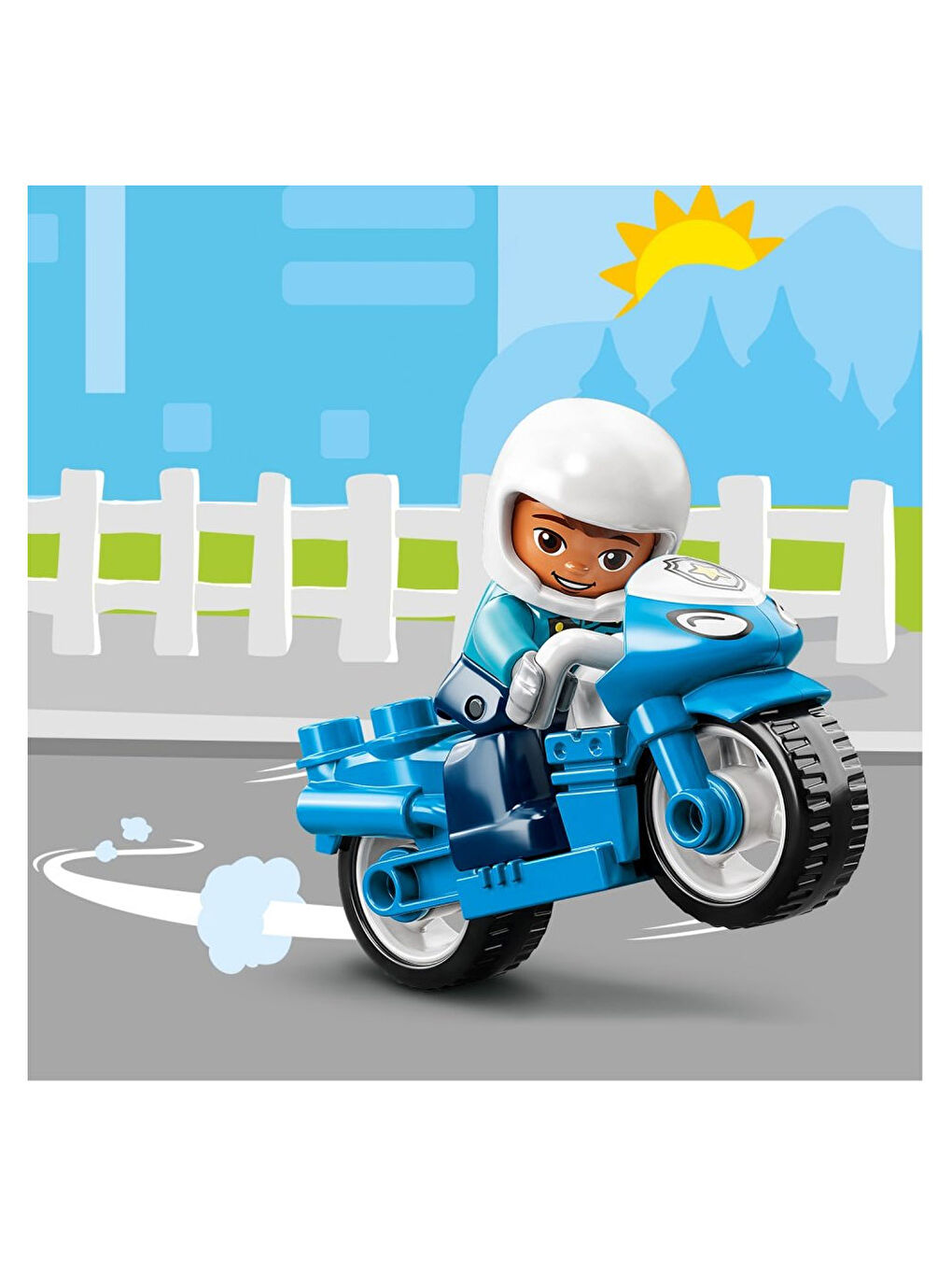 DUPLO Kurtarma Polis Motosikleti 10967-4