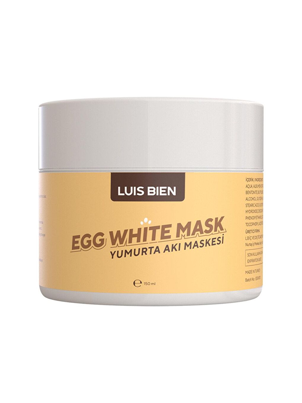 Luis Bien Şeffaf Egg White - Yumurta Pore Gözenek Maskesi