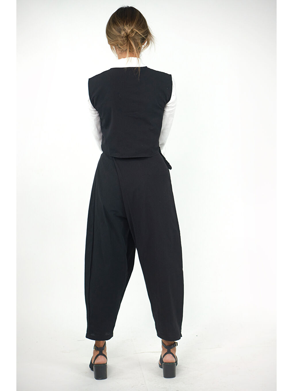 Siyah Fair Pantolon-1