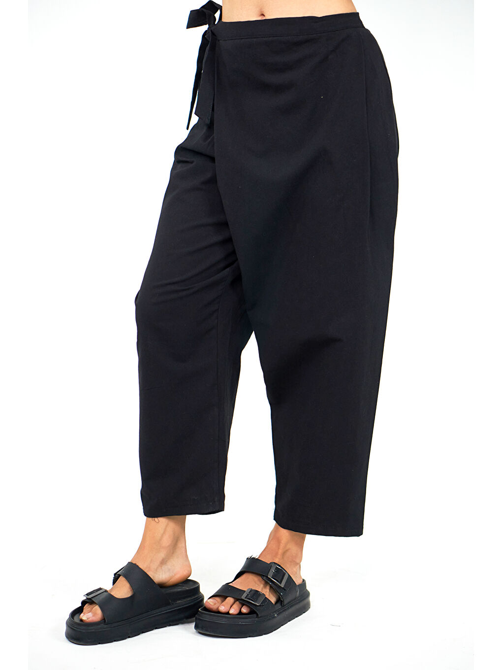 Siyah Fair Pantolon-4