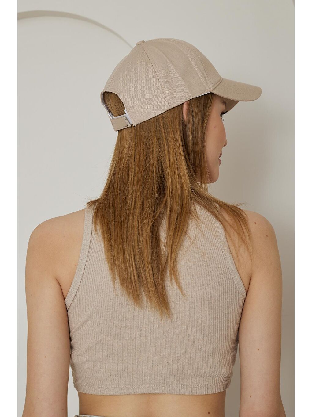 Kadın Kep Şapka Bej - Agnes-6