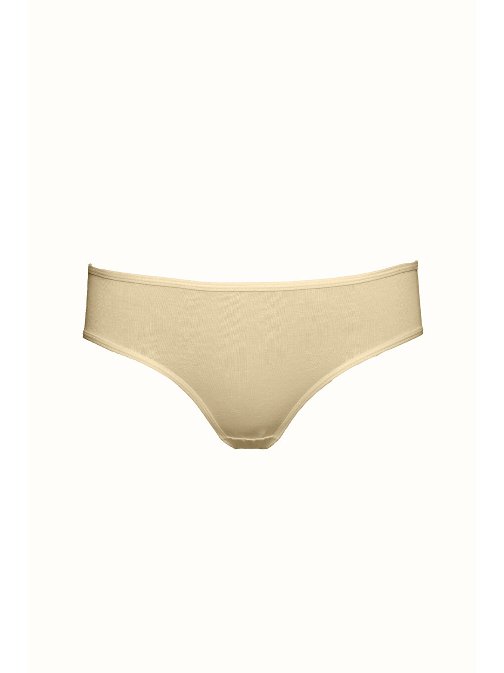 Bej 7 li Paket Yüksek Bel Bikini Külot 524 Ten-2