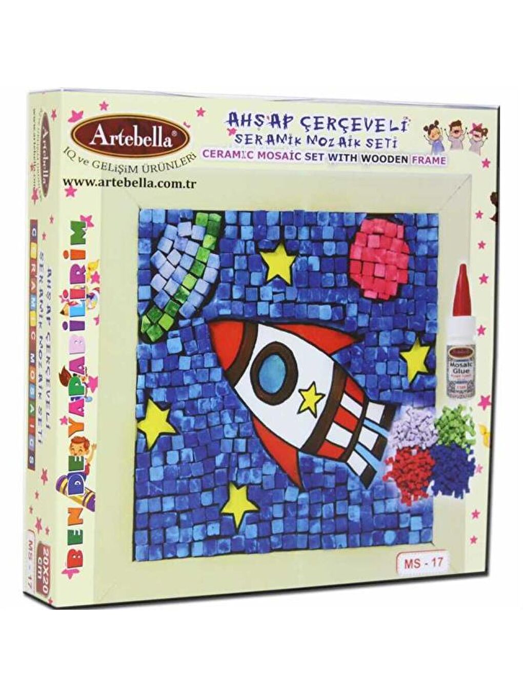 Artebella Karışık Seramik Mozaik Set 20x20cm MS-17