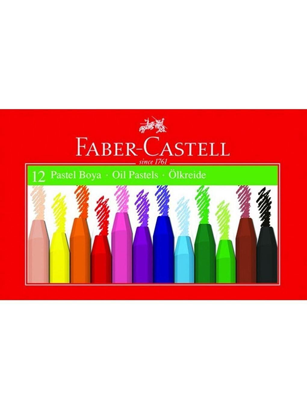 FABER CASTELL Pastel Boya Karton Kutu 12 Renk