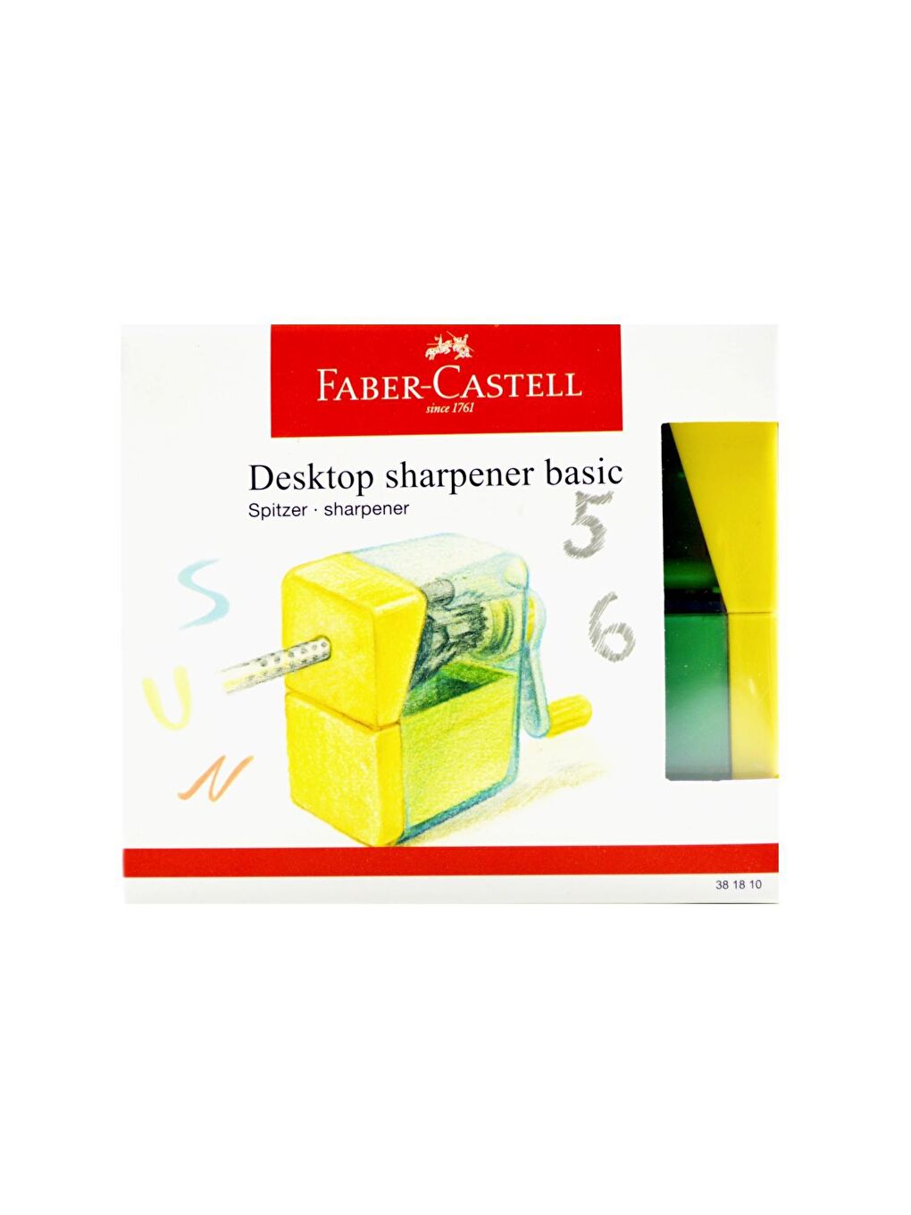 FABER CASTELL Sarı Basic Masaüstü Kalemtıraş (381810) - 1