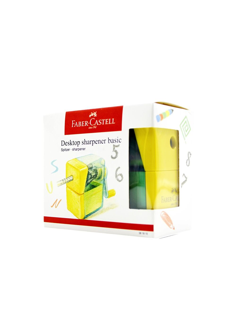 FABER CASTELL Sarı Basic Masaüstü Kalemtıraş (381810) - 2