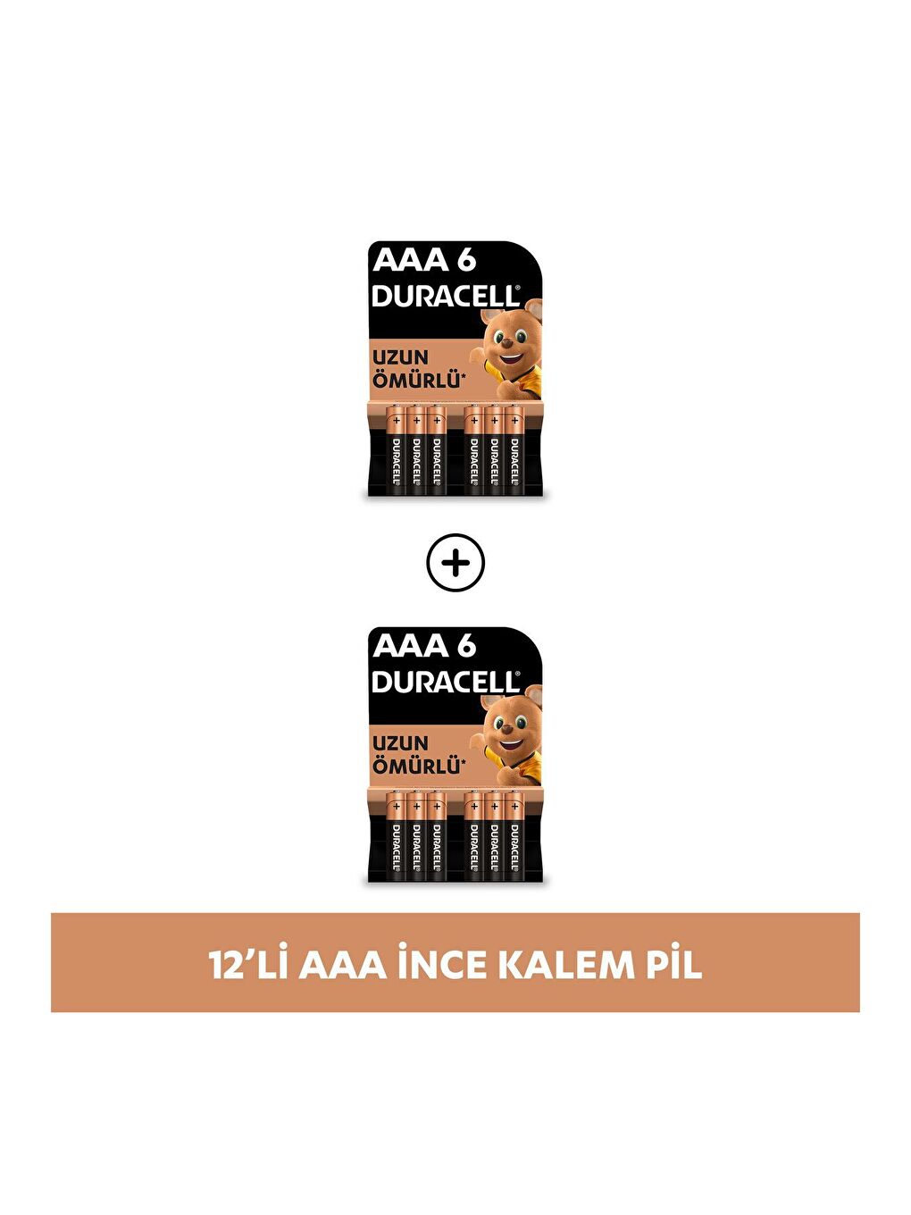 Alkalin AAA İnce Kalem Pil  1 5V  LR03   MN2400   12 li  Paket