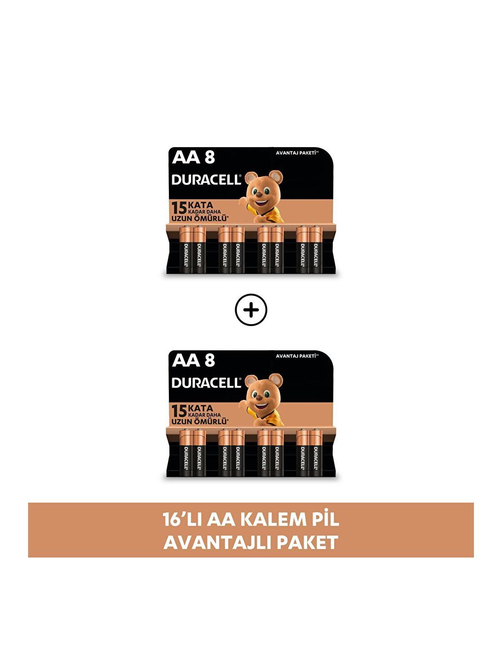 Alkalin AA  Kalem Pil  1 5V  LR03   MN2400   16 lı Paket