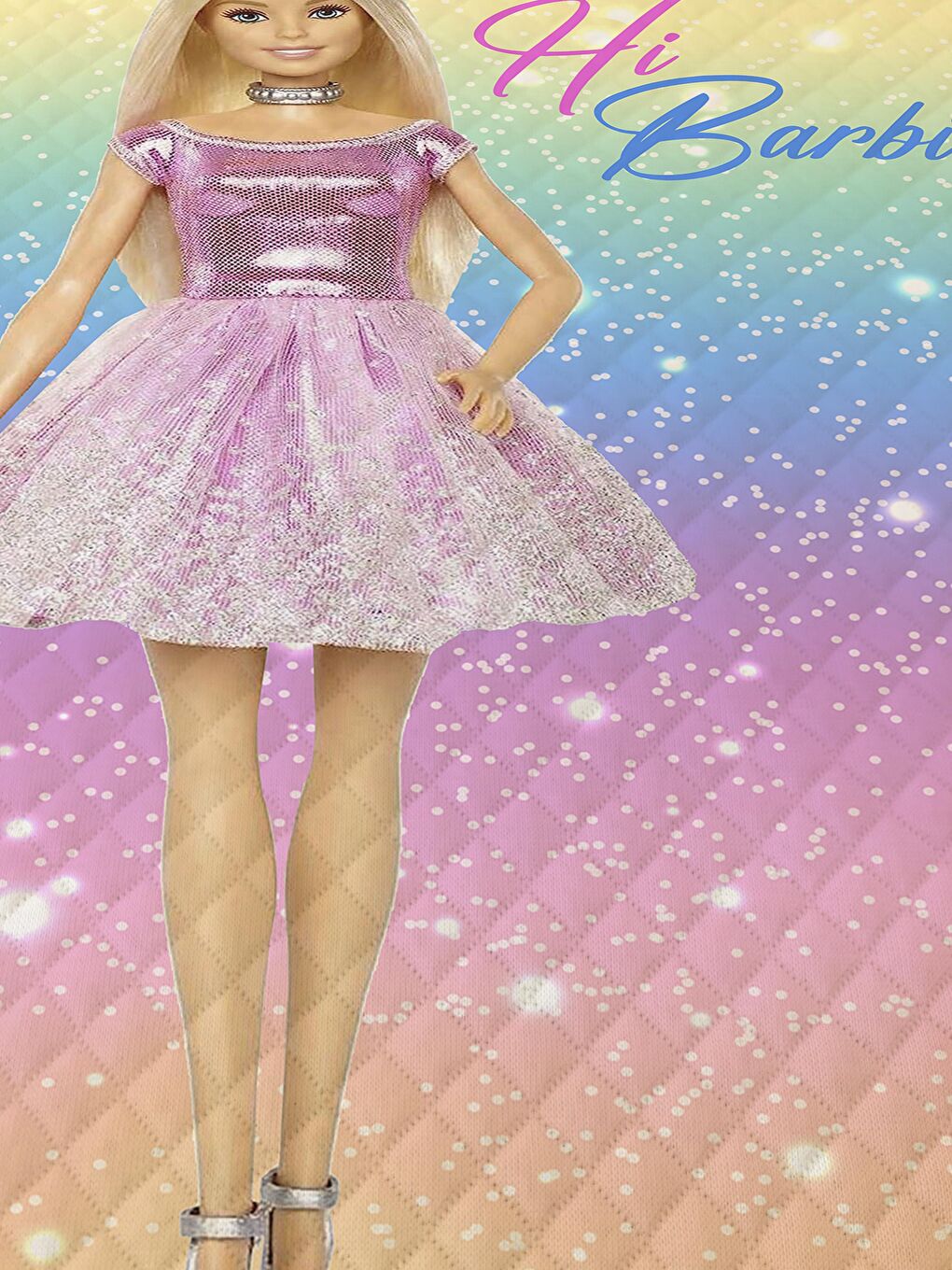 Karışık Prenses Kız Desenli Bebek Ve Çocuk Baskılı Tek Kişilik Pike Takımı 160x220-1