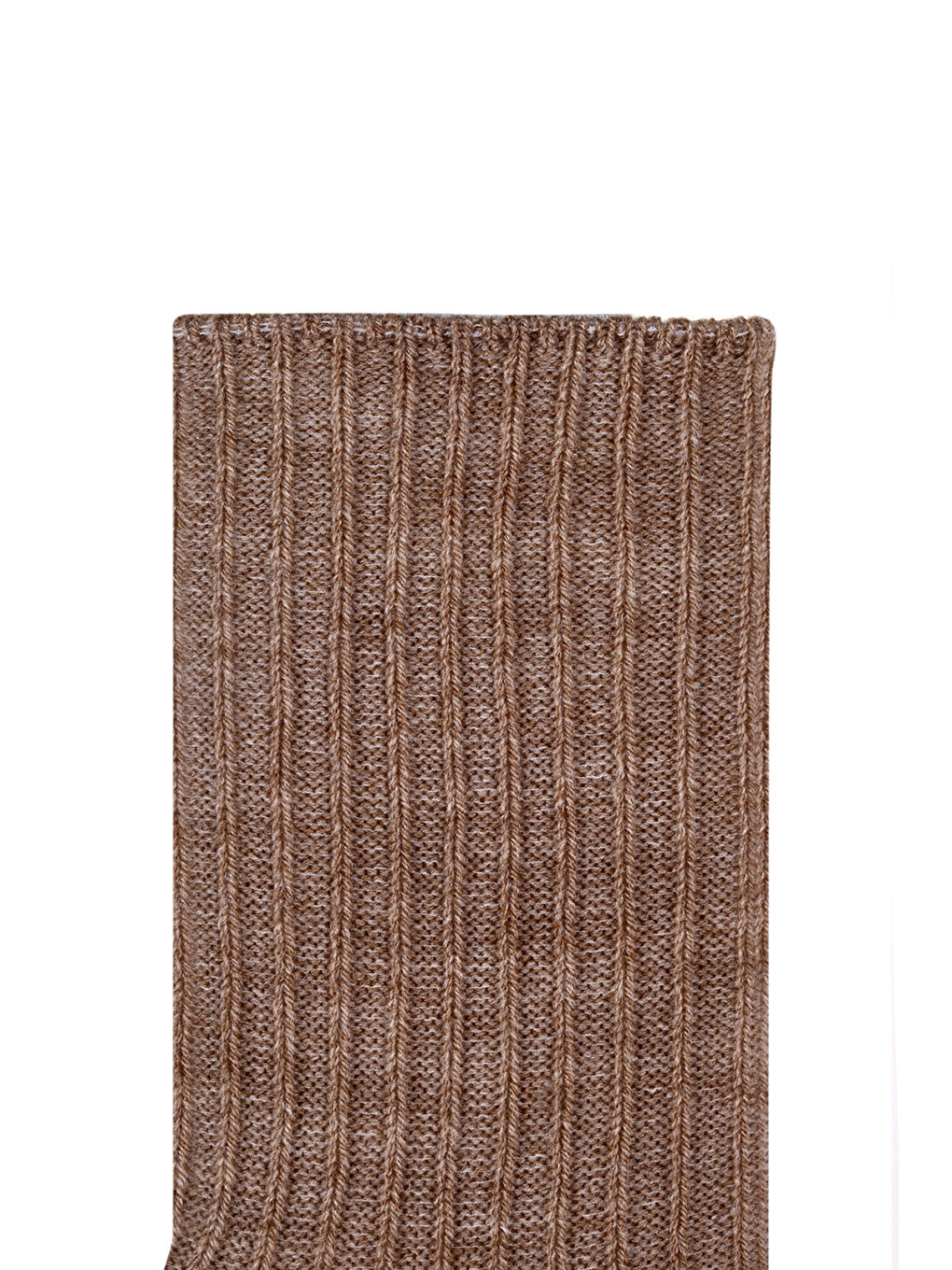 Kahverengi Kışlık Kadın Yünlü Kahve Renk Uyku Çorabı Soft Touch-2