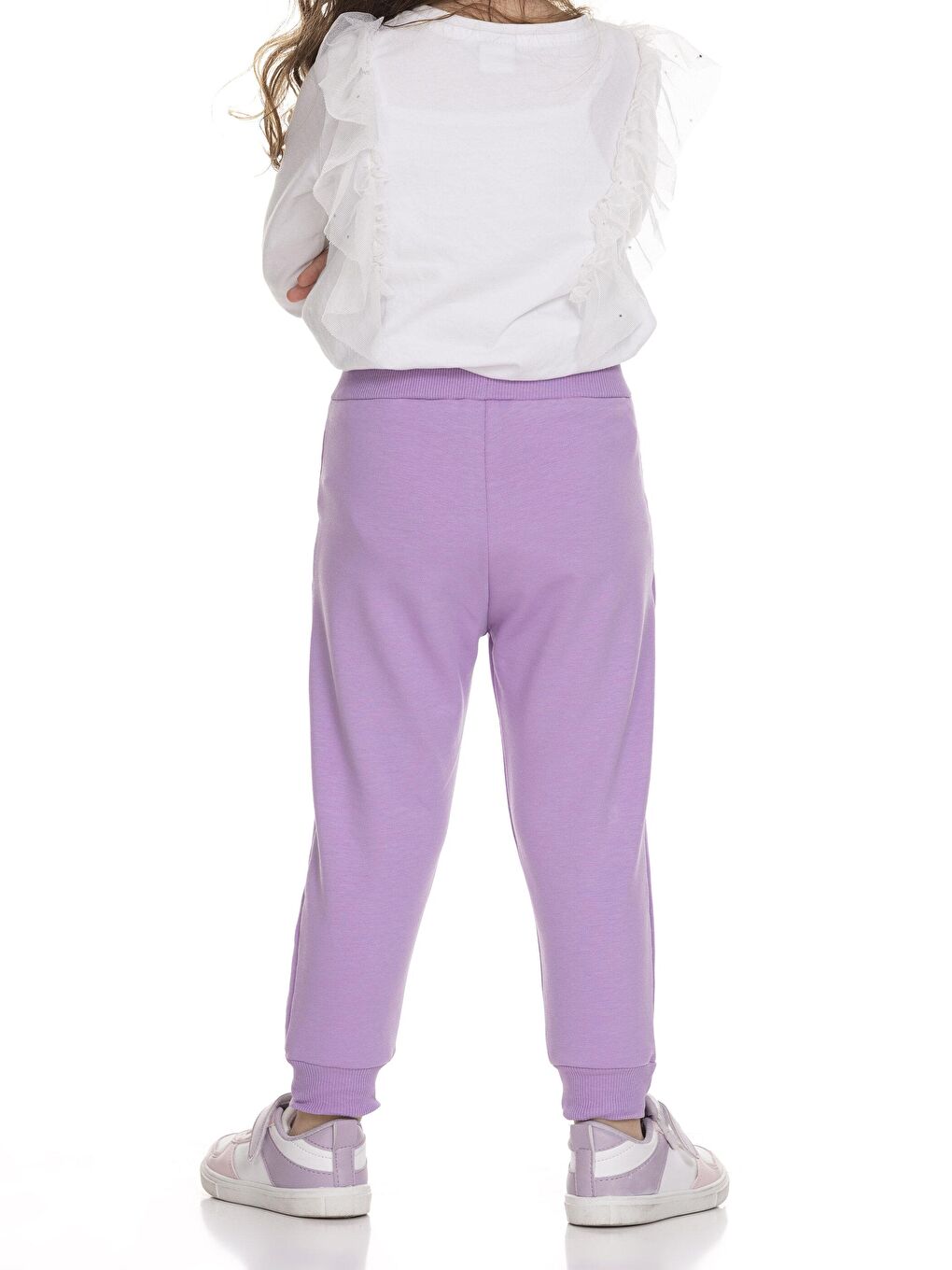 Lila California Baskılı Eşofman Altı-2