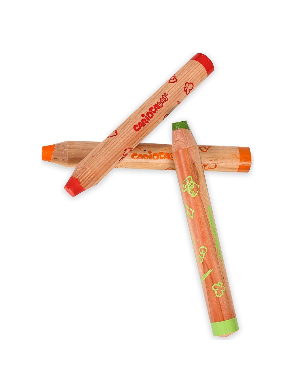 Baby Ahşap Gövde 3 in 1 Jumbo Mum Boya 10 Renk (42818)-4