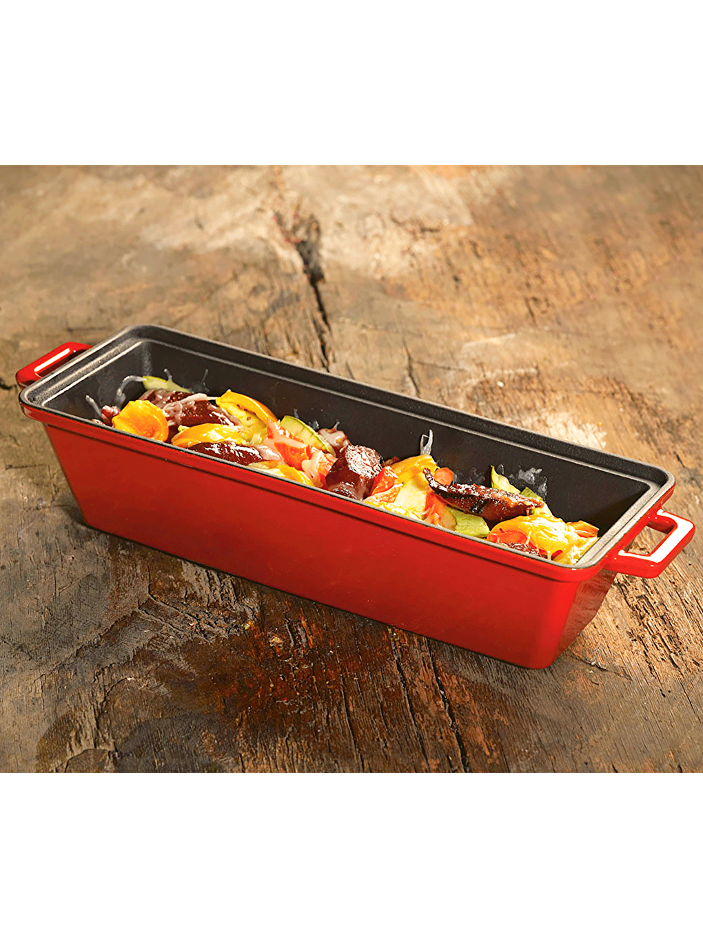 Kırmızı Ekmek Tenceresi / Terrine Serisi. Ölçü 11x29cm.-4