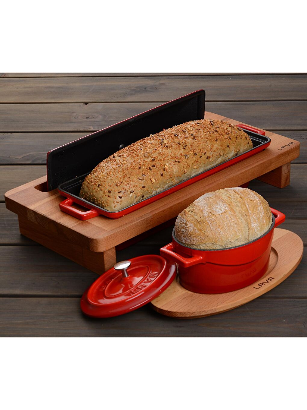 Turuncu Ekmek Tenceresi / Terrine Serisi. Ölçü 11x29cm.-4