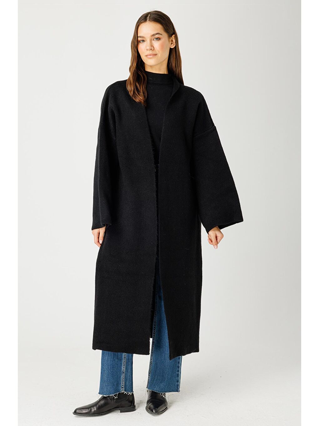 HOOOPSTORE Oversize Siyah Hırka - 3