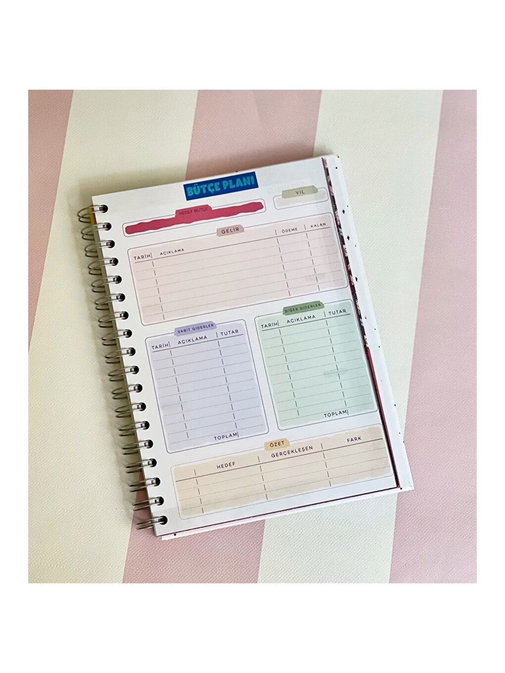 Satürnlü Kız Tasarımlı Konuşan Ajanda-1