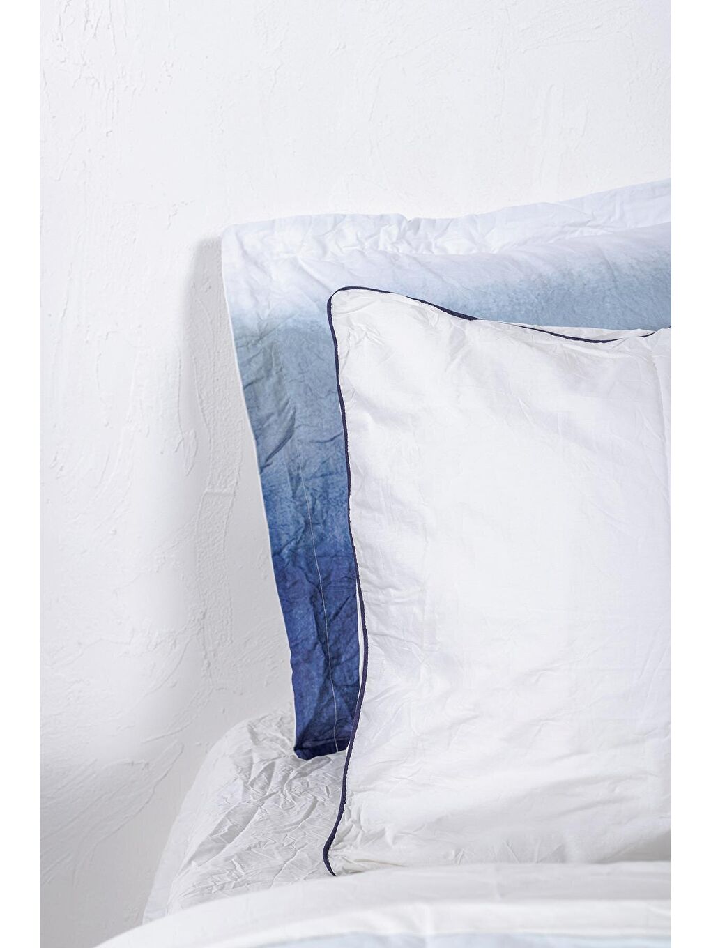 Mavi Alin Tek Kişilik Nevresim Takımı %100 Pamuk Ütü İstemeyen-3