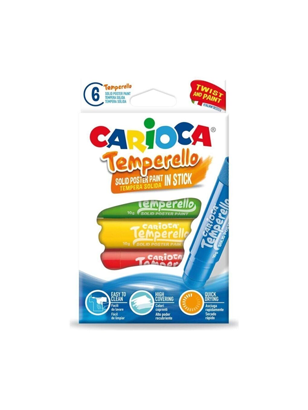 Temperello Stick Poster Boyama Kalemi 6 lı (42739)