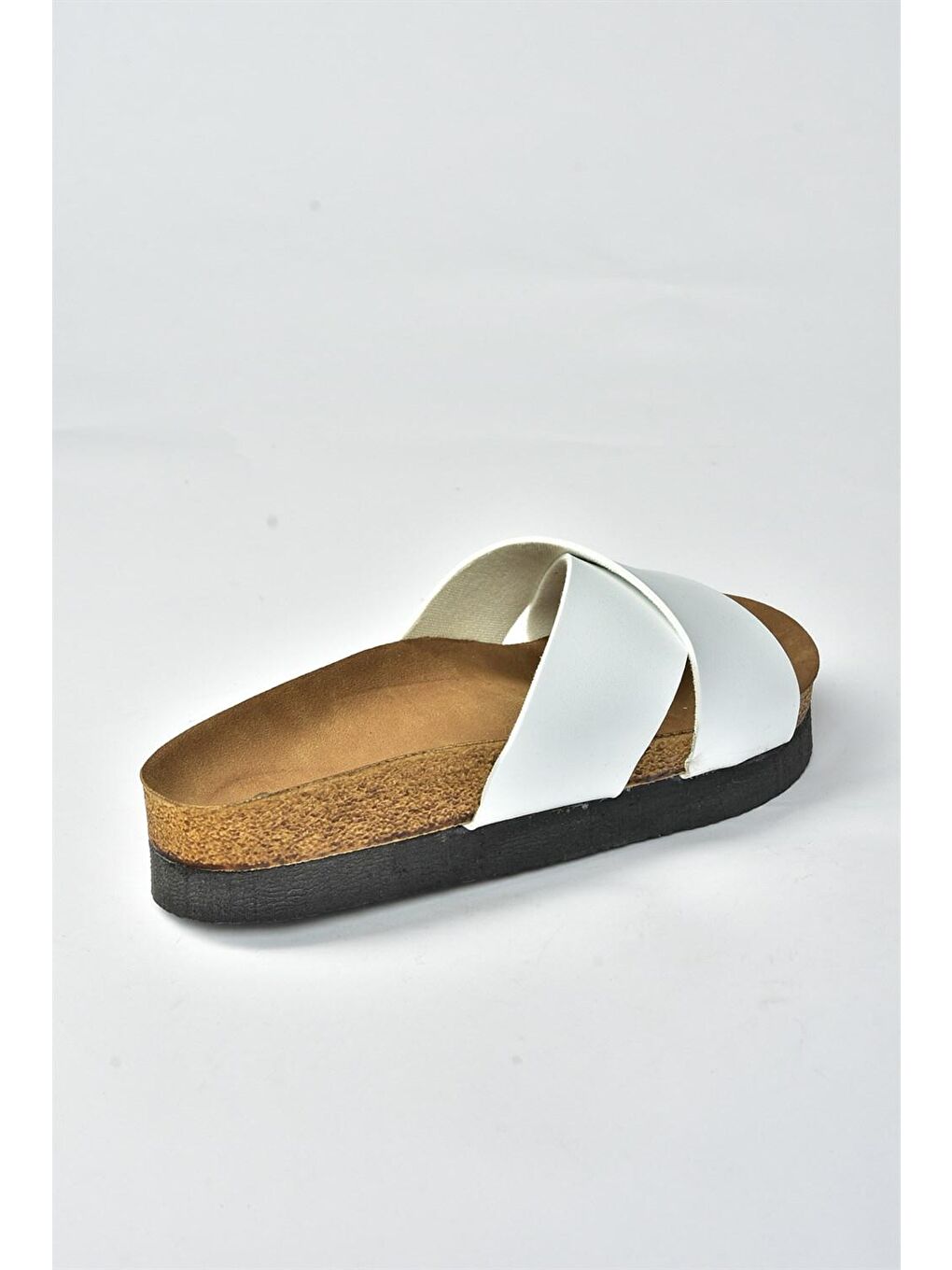 B777742209 Beyaz Kadın Terlik-3