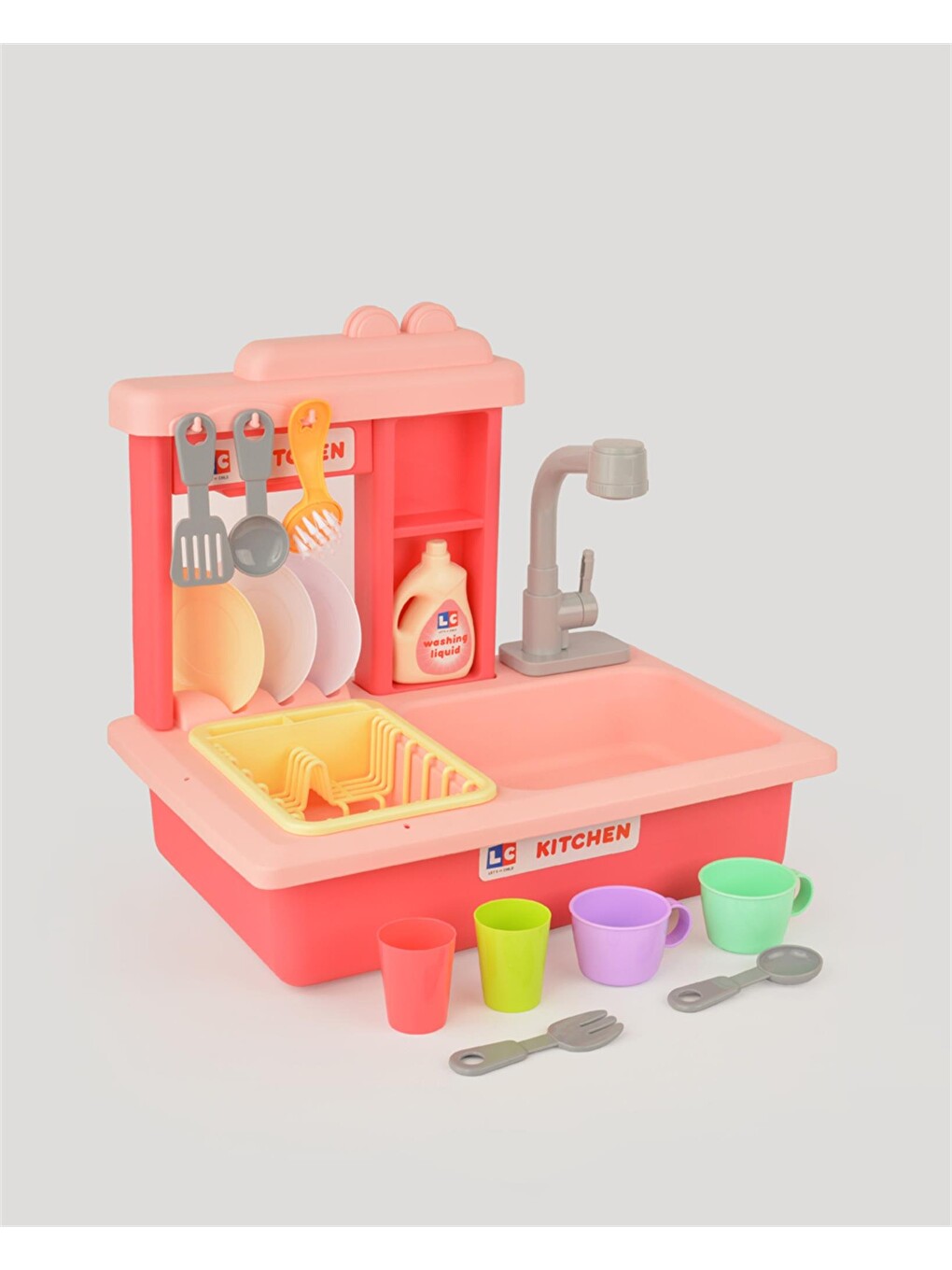 Pembe İnteraktif Mutfak Seti-2