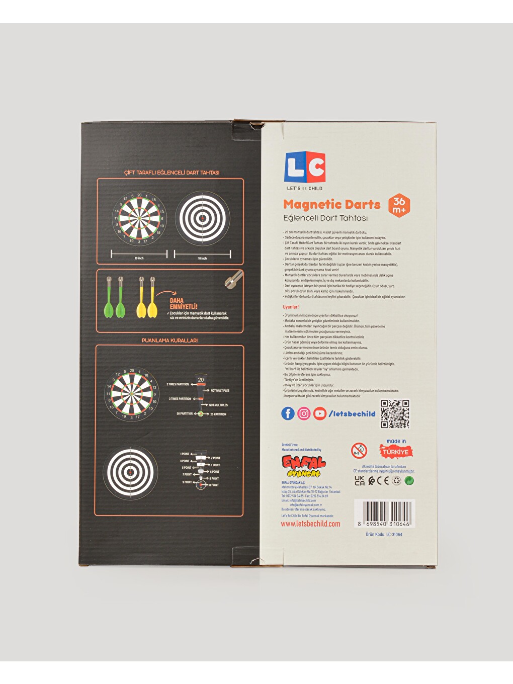 Eğlenceli Manyetik Dart Tahtası-5