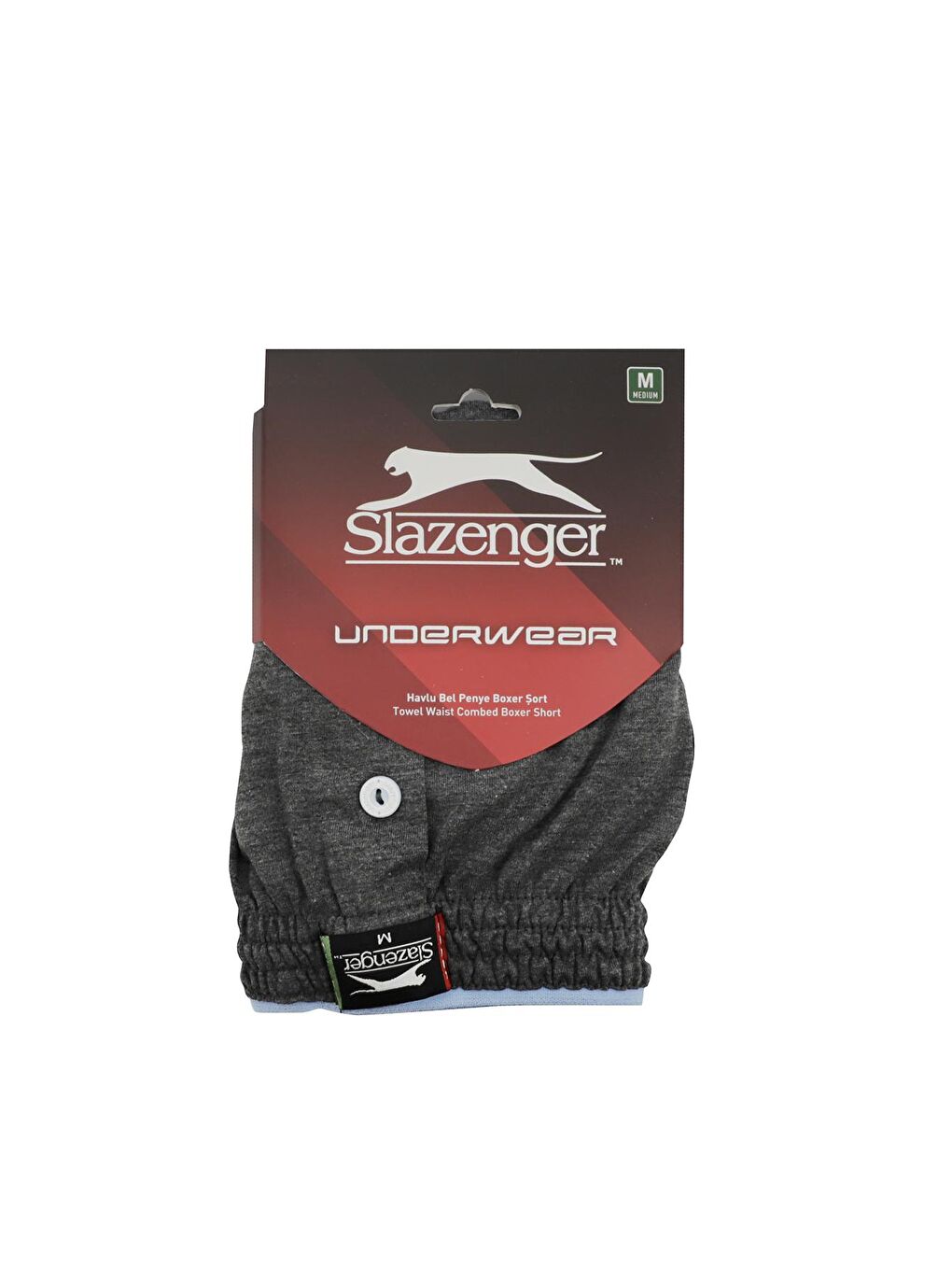 SLAZENGER HE Erkek Boxer İç Giyim Koyu Gri - 1