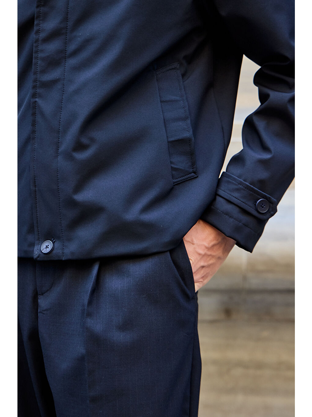 Erkek Regular Fit Ceket Lacivert-3