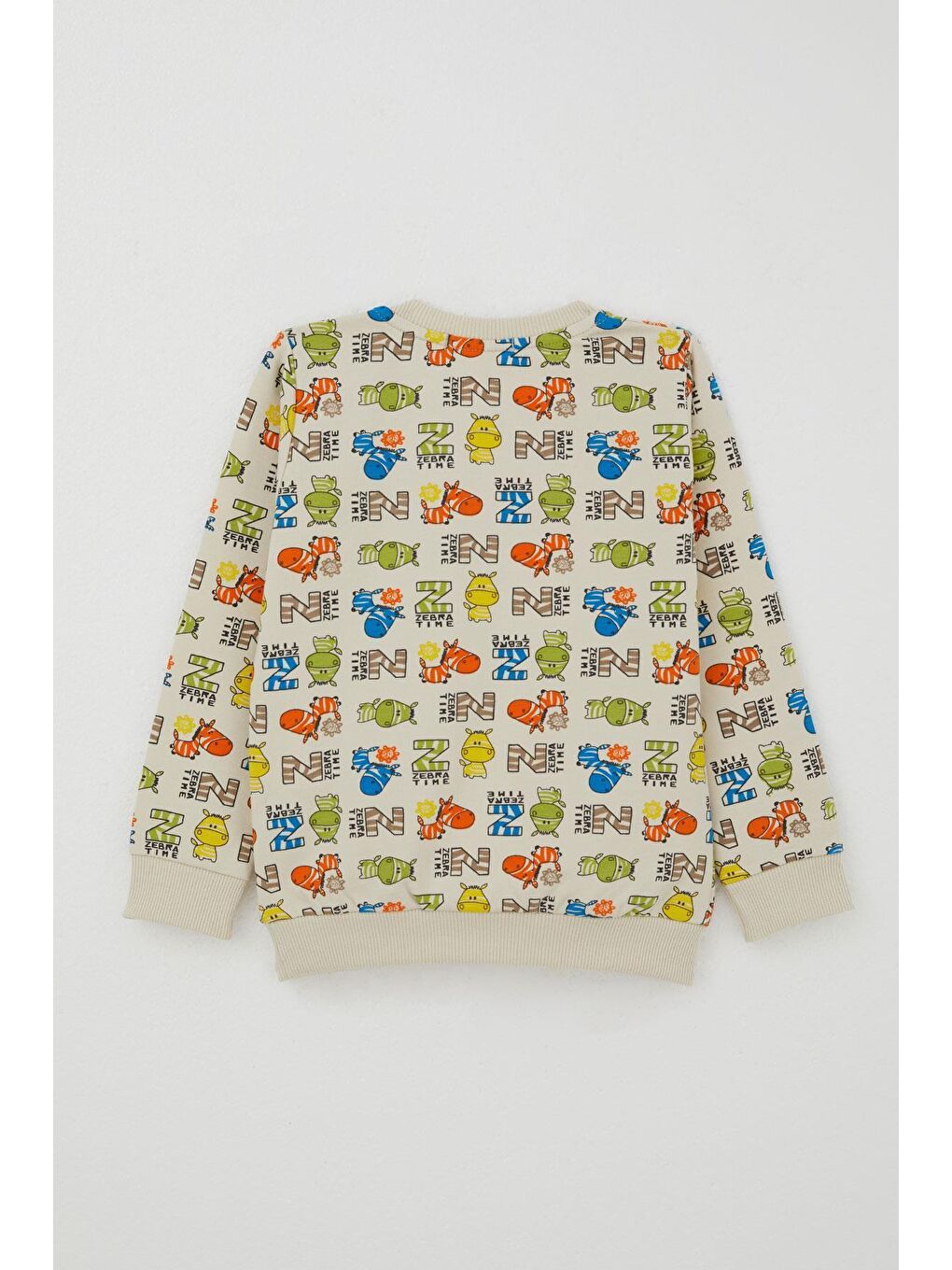 Ekru Erkek Çocuk Eşofman Takımı Zebra Macerası Krem (1.5-3 Yaş)-9