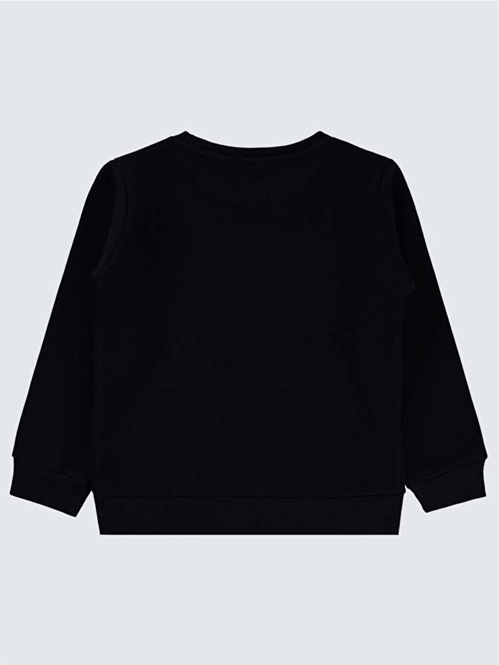 Girls Kız Çocuk Sweatshirt 6-9 Yaş Siyah-1