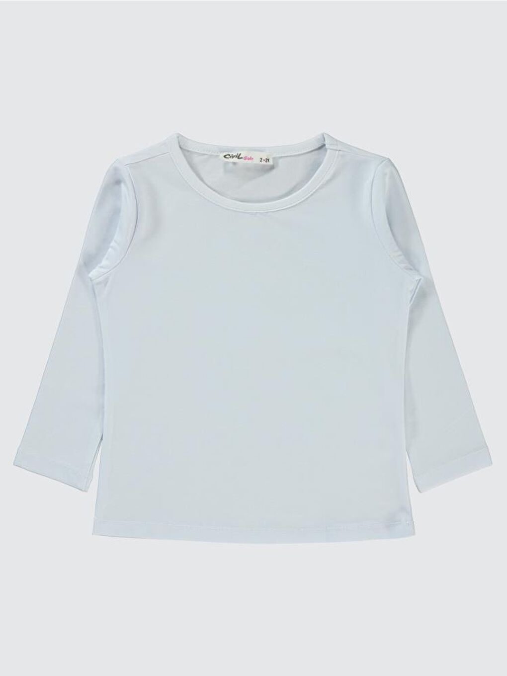 Girls Basic 2-5 Yaş Sweatshirt - Beyaz 4-5 Yaş-1