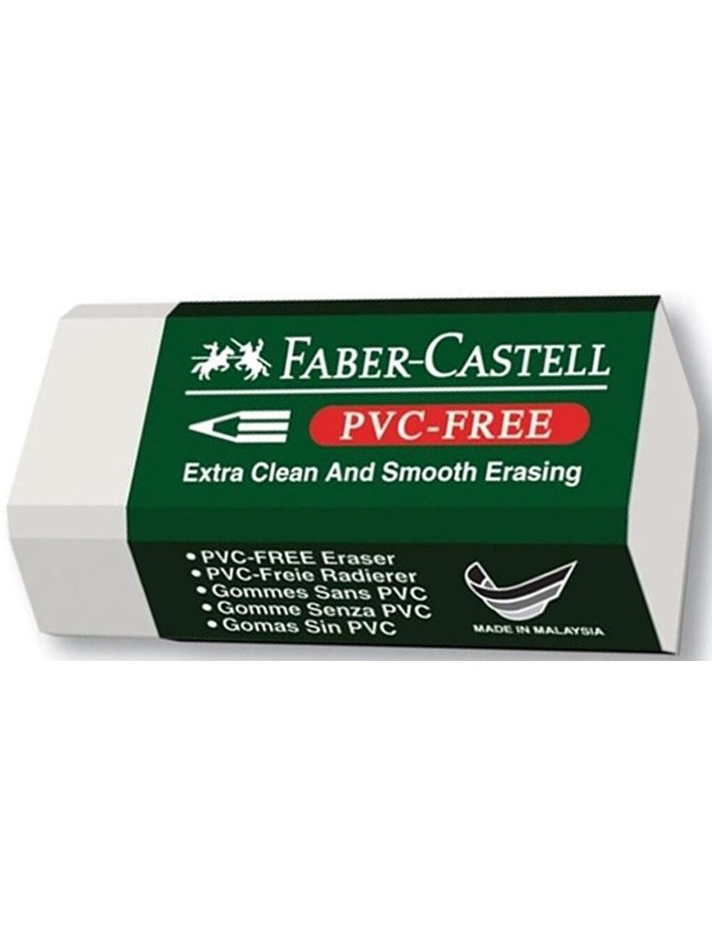 FABER CASTELL Beyaz Küçük Boy Pvc Free Beyaz Silgi No:30 ( 3 Adet ) - 2