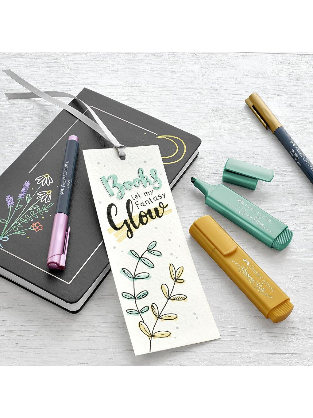 FABER CASTELL Metalik Fosforlu Kalem 4 Renk (15 46 24) - 2
