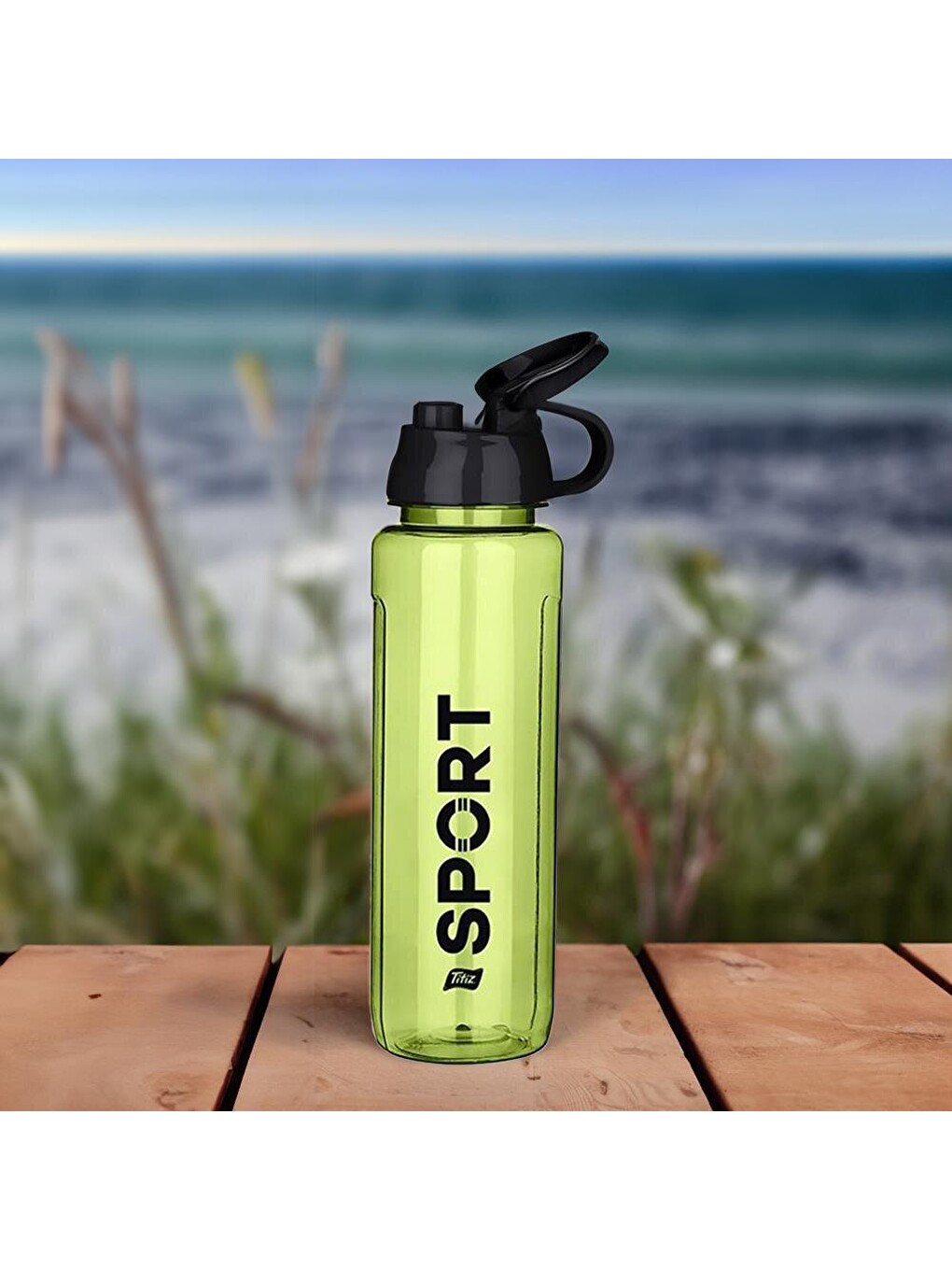 Aqua Sızdırmaz Hafif Matara Su Şişesi Suluk Sporcu Matarası 700 Ml Yeşil-1