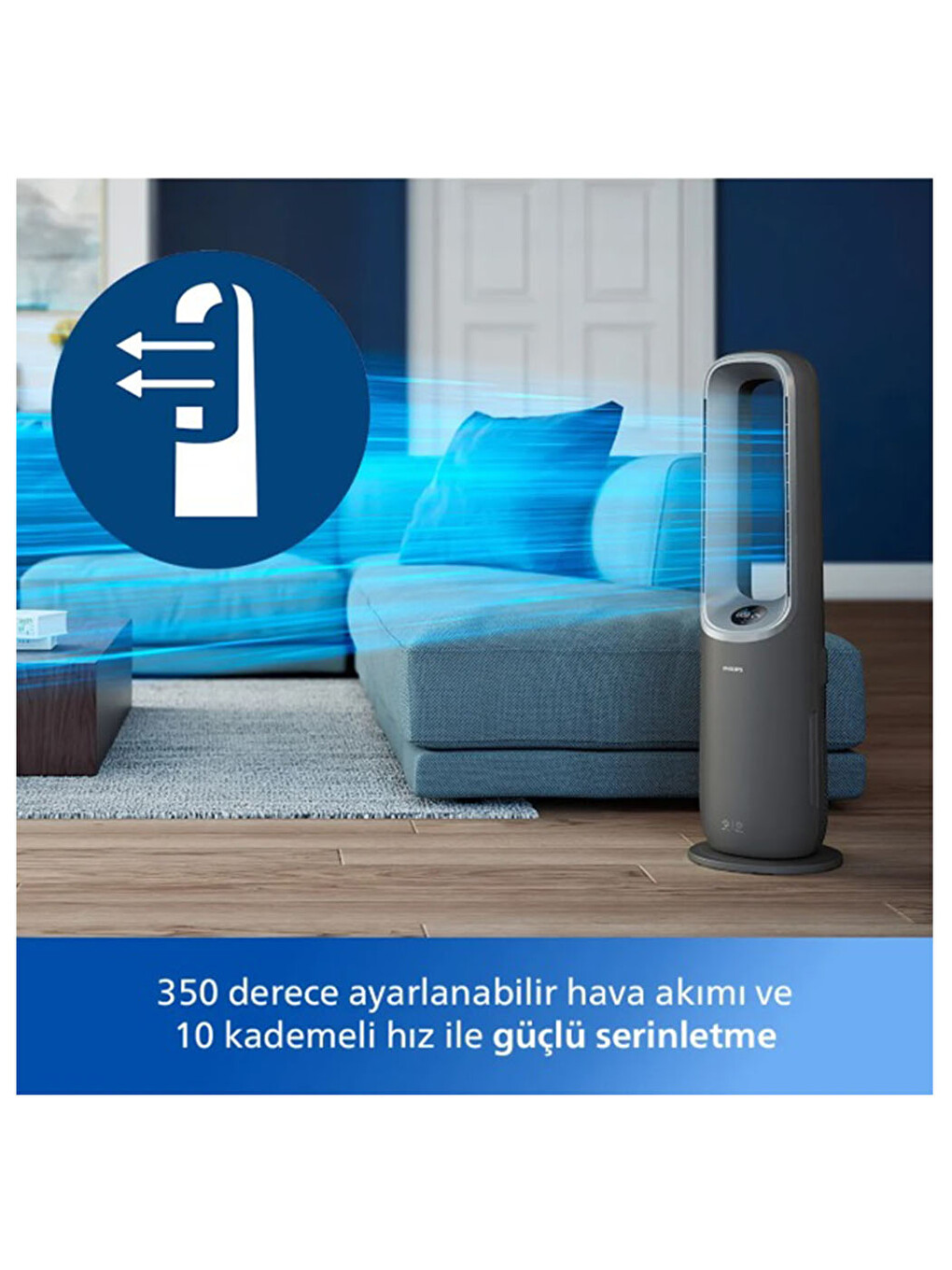 AMF870/15 3'ü 1 Arada Hava Temizleyici, Fan ve Isıtıcı-9