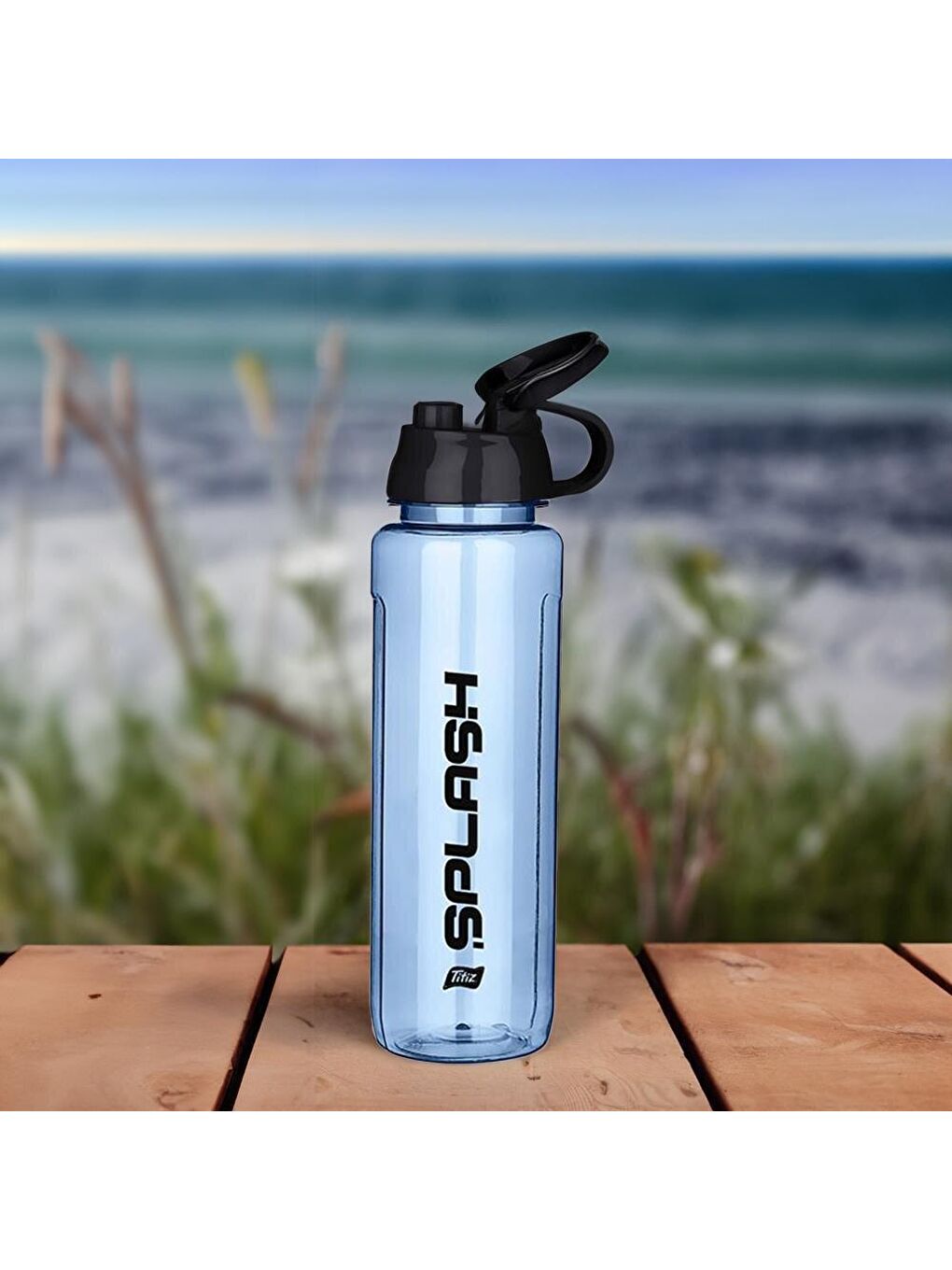 Aqua Sızdırmaz Hafif Matara Su Şişesi Suluk Sporcu Matarası 700 Ml Mavi-2