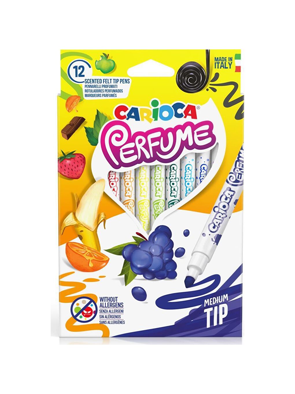 CARIOCA Perfume Kokulu Keçeli Kalem 12 Renk (42672)