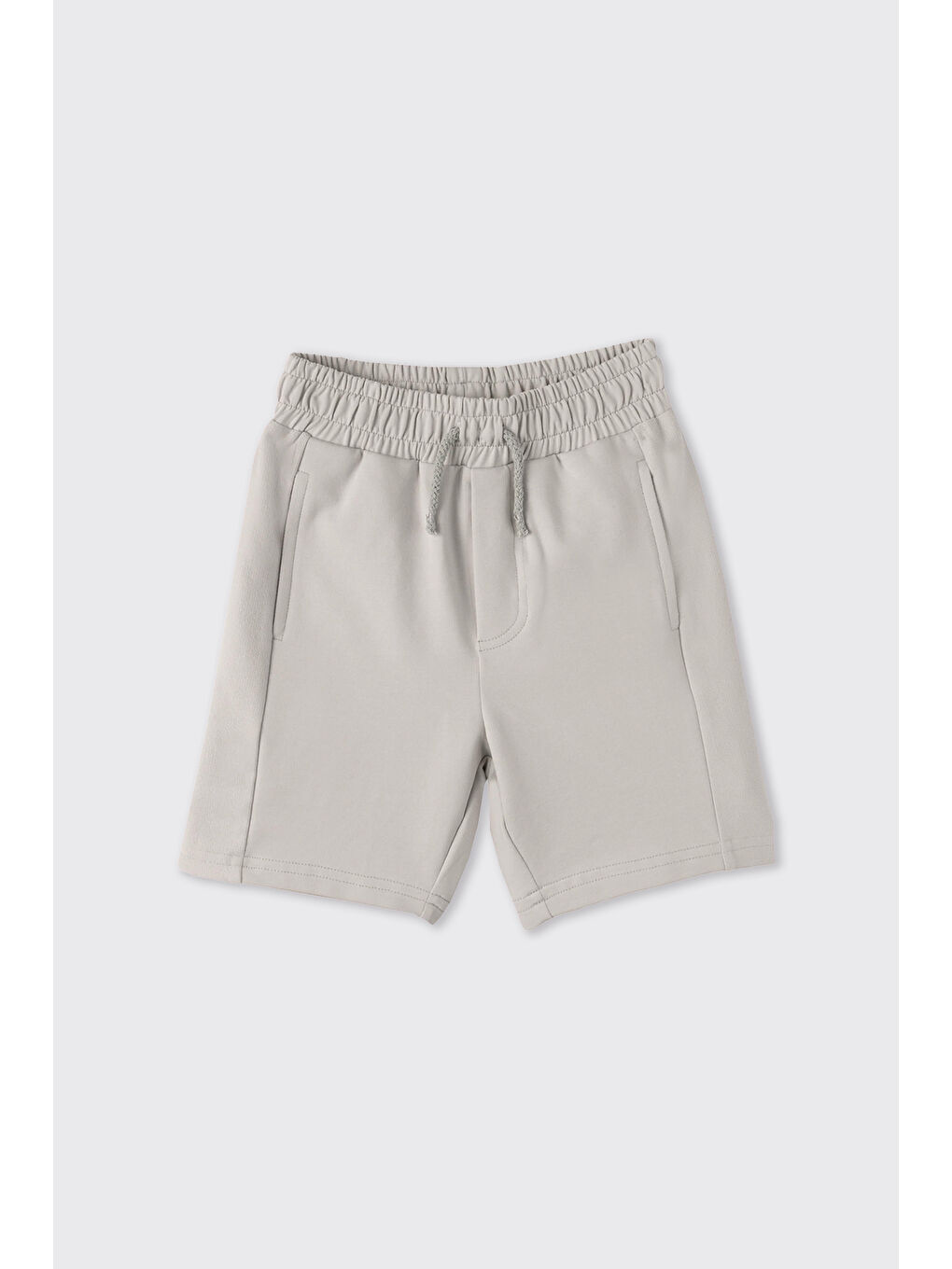 Erkek Bebek Gri Örme Şort