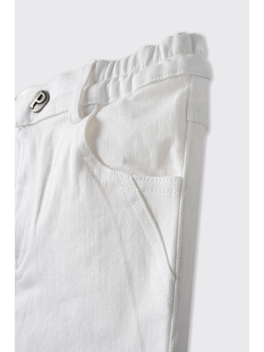 Erkek Bebek Beyaz Pantolon-2